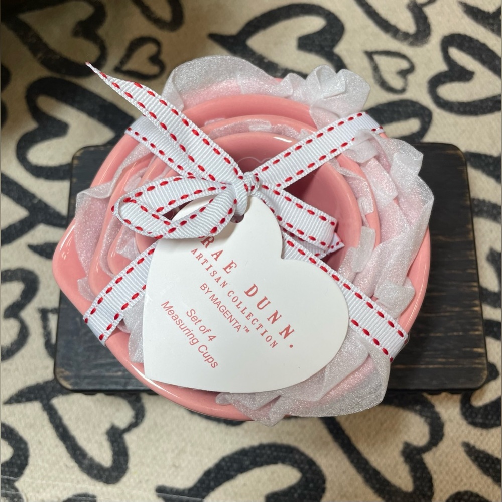 PINK HEART Rae Dunn Measuring Cups - Picture 3 of 4